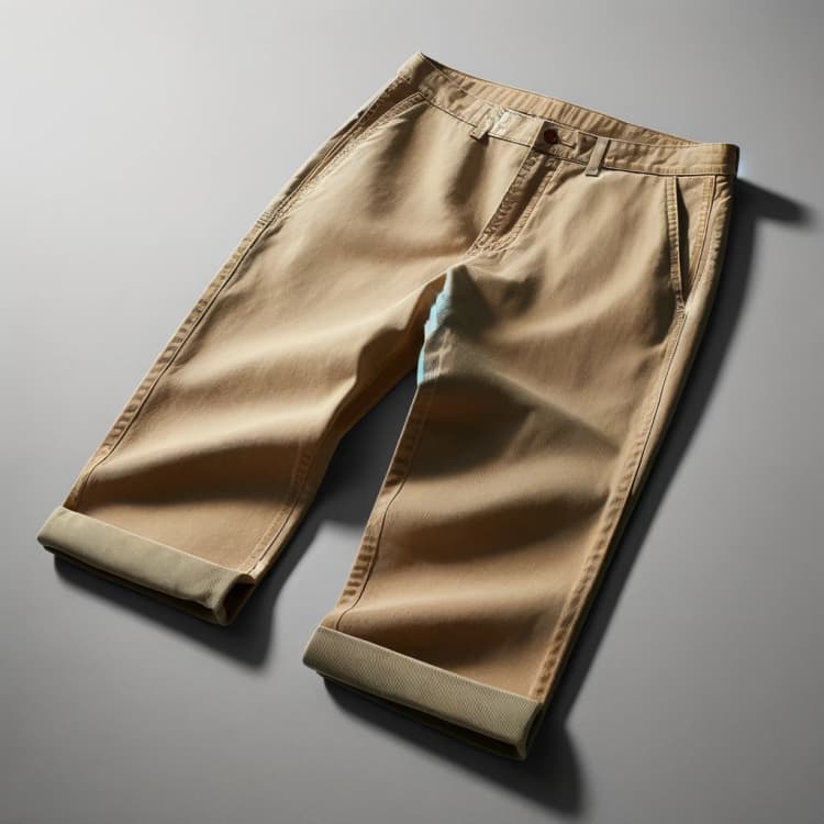 Solid Khaki Pants